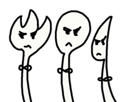 FORK KNIFE SPOON sticker #8480156