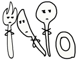 FORK KNIFE SPOON sticker #8480159