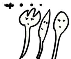 FORK KNIFE SPOON sticker #8480160