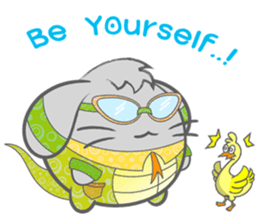 Moo-Ouan Chubbito Rabbit (Universal) sticker #8558353