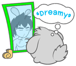 Moo-Ouan Chubbito Rabbit (Universal) sticker #8558354