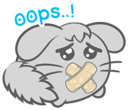 Moo-Ouan Chubbito Rabbit (Universal) sticker #8558372