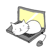 This cat was made by me in half a day. sticker #8616951