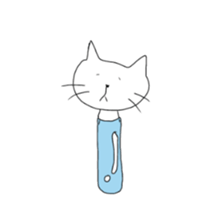 This cat was made by me in half a day. sticker #8616960