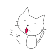 This cat was made by me in half a day. sticker #8616964