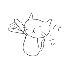 This cat was made by me in half a day. sticker #8616965