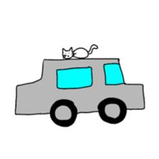 This cat was made by me in half a day. sticker #8616971