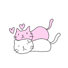 This cat was made by me in half a day. sticker #8616975