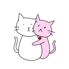 This cat was made by me in half a day. sticker #8616976