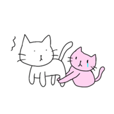 This cat was made by me in half a day. sticker #8616977