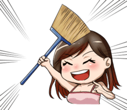 housewife is always right sticker #8633566