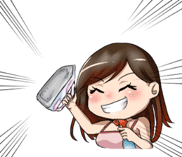 housewife is always right sticker #8633569