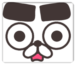 The cat of thick eyebrows sticker #8698481