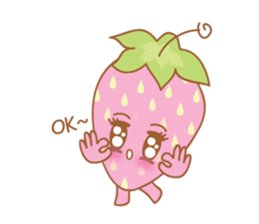 Strawberry Cute V.1 sticker #8740776