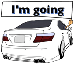 Car mark English sticker #8742091