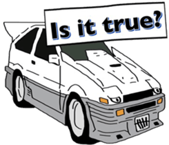 Car mark English sticker #8742093