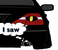 Car mark English sticker #8742101