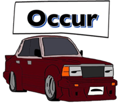 Car mark English sticker #8742104