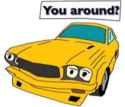 Car mark English sticker #8742106