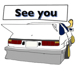 Car mark English sticker #8742111