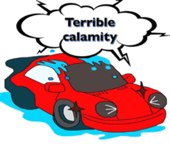 Car mark English sticker #8742113