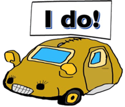 Car mark English sticker #8742114