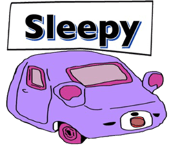 Car mark English sticker #8742115