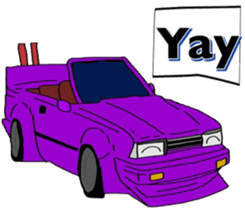 Car mark English sticker #8742116