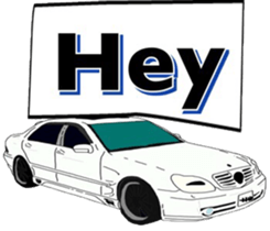 Car mark English sticker #8742117