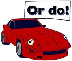 Car mark English sticker #8742118