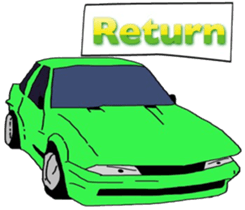 Car mark English sticker #8742119