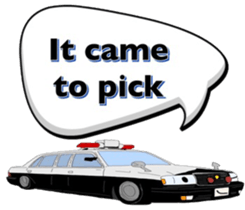 Car mark English sticker #8742122