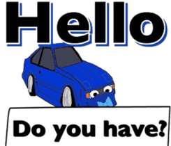 Car mark English sticker #8742126