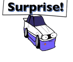 Car mark English sticker #8742128