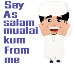 Amman Muslim Man sticker #8747540