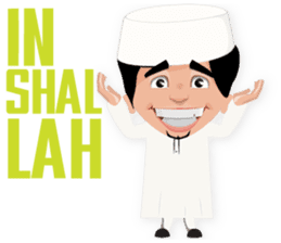 Amman Muslim Man sticker #8747543