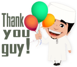 Amman Muslim Man sticker #8747550