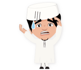 Amman Muslim Man sticker #8747562