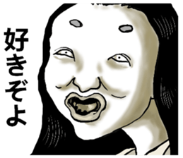 representation sticker in the face sticker #8757752