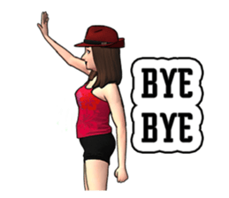 Miss.JoomJim Northeastern lower Thailand sticker #8771056