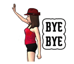 Miss.JoomJim Northeastern lower Thailand sticker #8771056