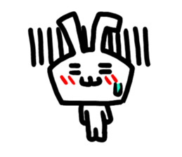 tugaru premium rabbit sticker #8835667