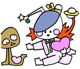 Dogsili - dreaming artist sticker #8878947