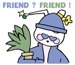 Dogsili - dreaming artist sticker #8878960