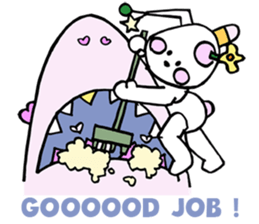 Dogsili - dreaming artist sticker #8878963