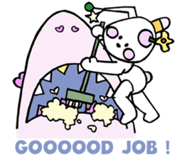 Dogsili - dreaming artist sticker #8878963