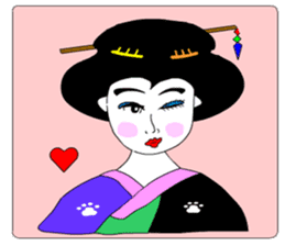 Moral Ultra geisha sticker #8972890