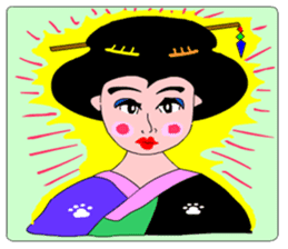 Moral Ultra geisha sticker #8972891