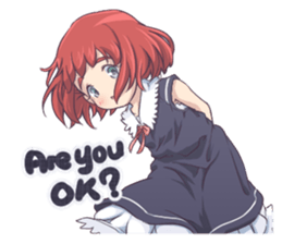 Risa chan @ Kawaii Girl - Eng sticker #9007380