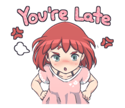 Risa chan @ Kawaii Girl - Eng sticker #9007395